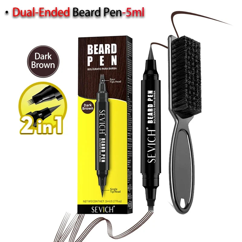Sevich Waterproof Double-Ended Beard Filling Pen | 5ml