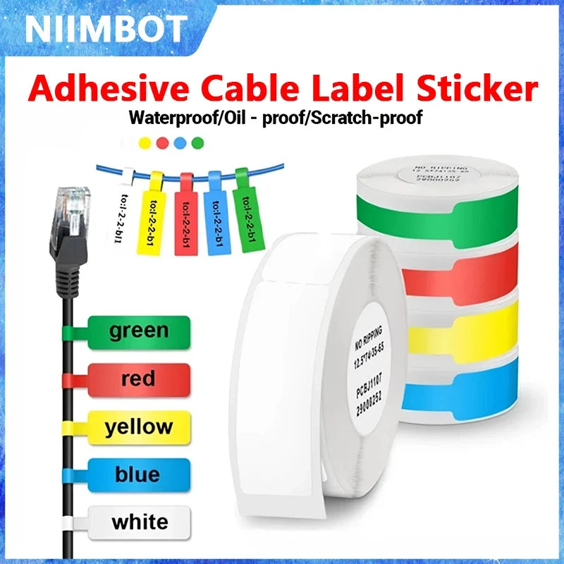 NIIMBOT Waterproof Thermal Label Paper – D110 D101 D11 Compatible