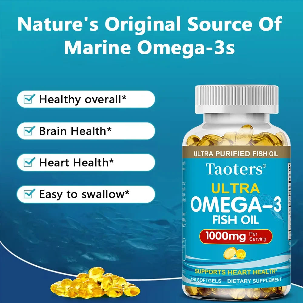 STRESSXCEL Triple Strength Omega-3 Fish Oil – EPA & DHA