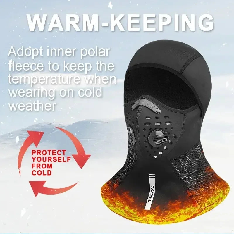 X-TIGER Winter Balaclava Full Face Mask – Windproof Cycling Ski