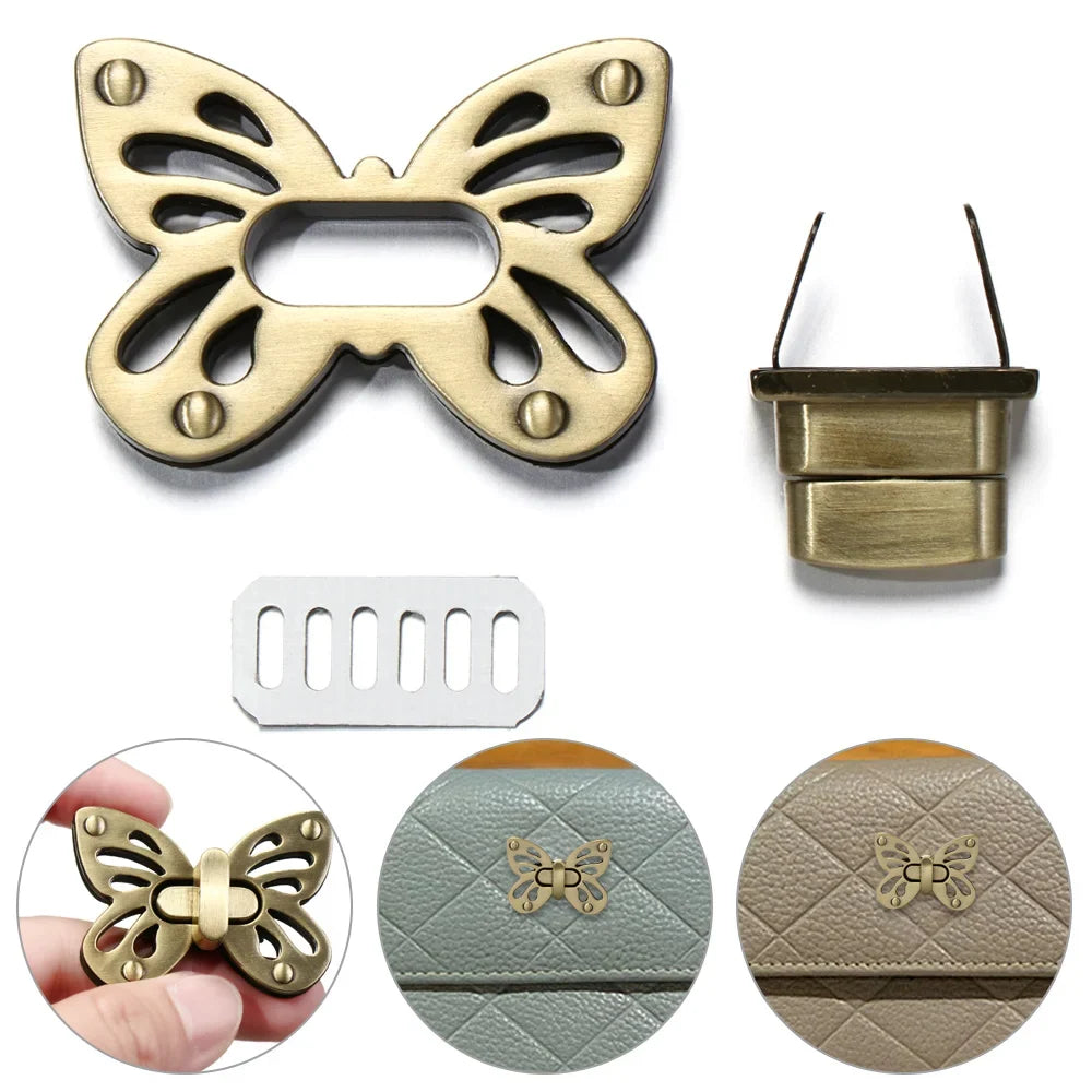 Bee Shape Metal Turn Lock Clasp for DIY Leather Bag Craft