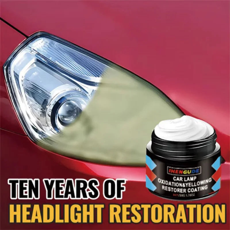 Car Headlight Restoration Kit – Polishing & Oxidation Cleaner