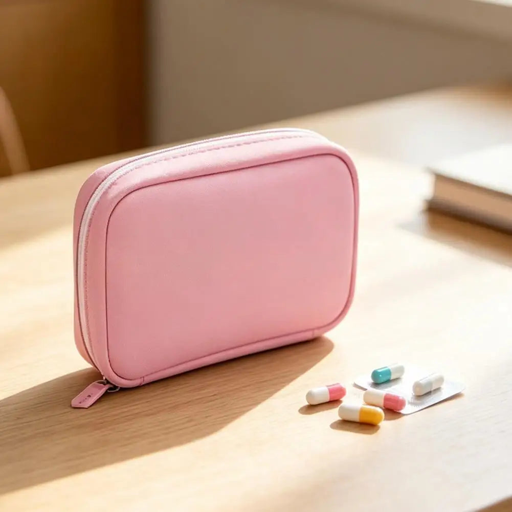 Weekly Pill Organizer – 7 Zippered Waterproof Medicine Bags