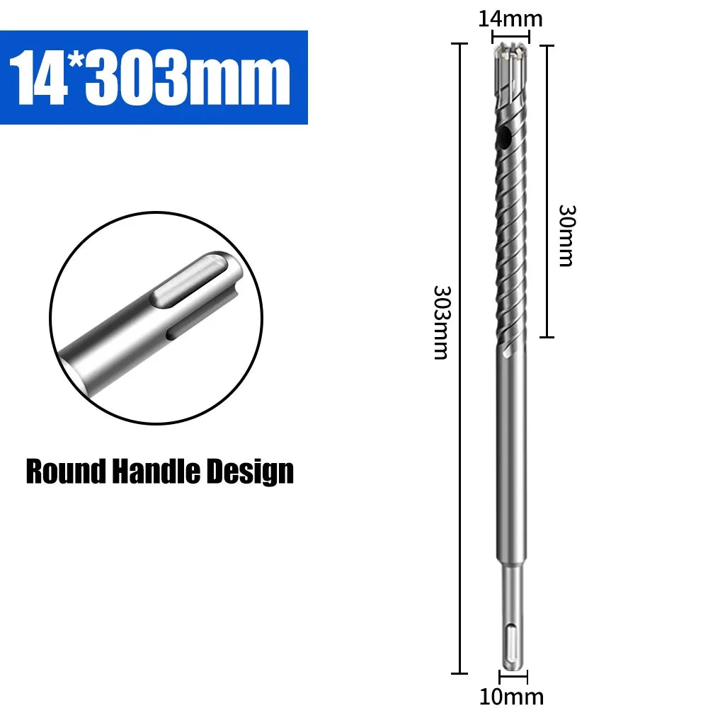 SDS-Plus Carbide Rebar Drill Bit – 8-Blade 303mm