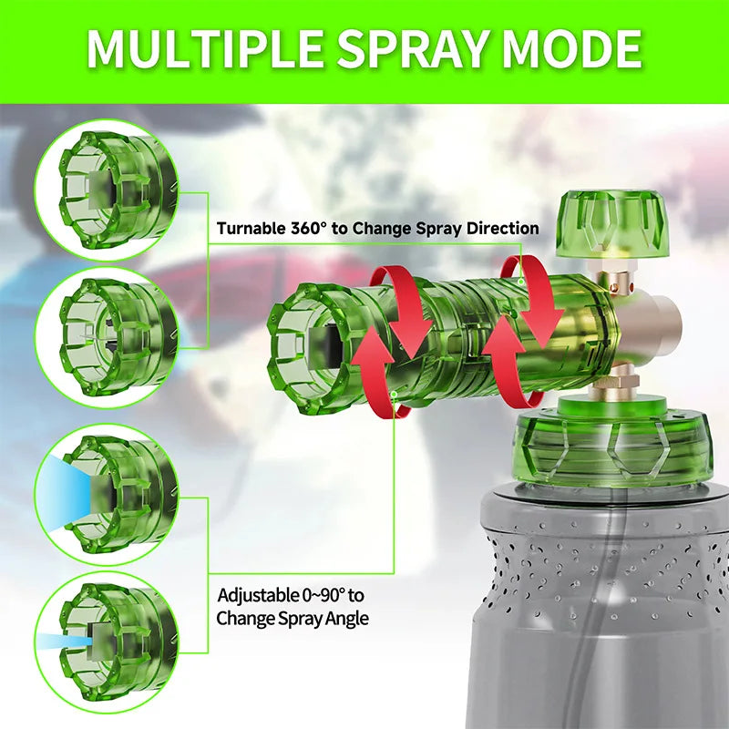 Snow Foam Lance Car Wash Spray Gun | Adjustable High Pressure