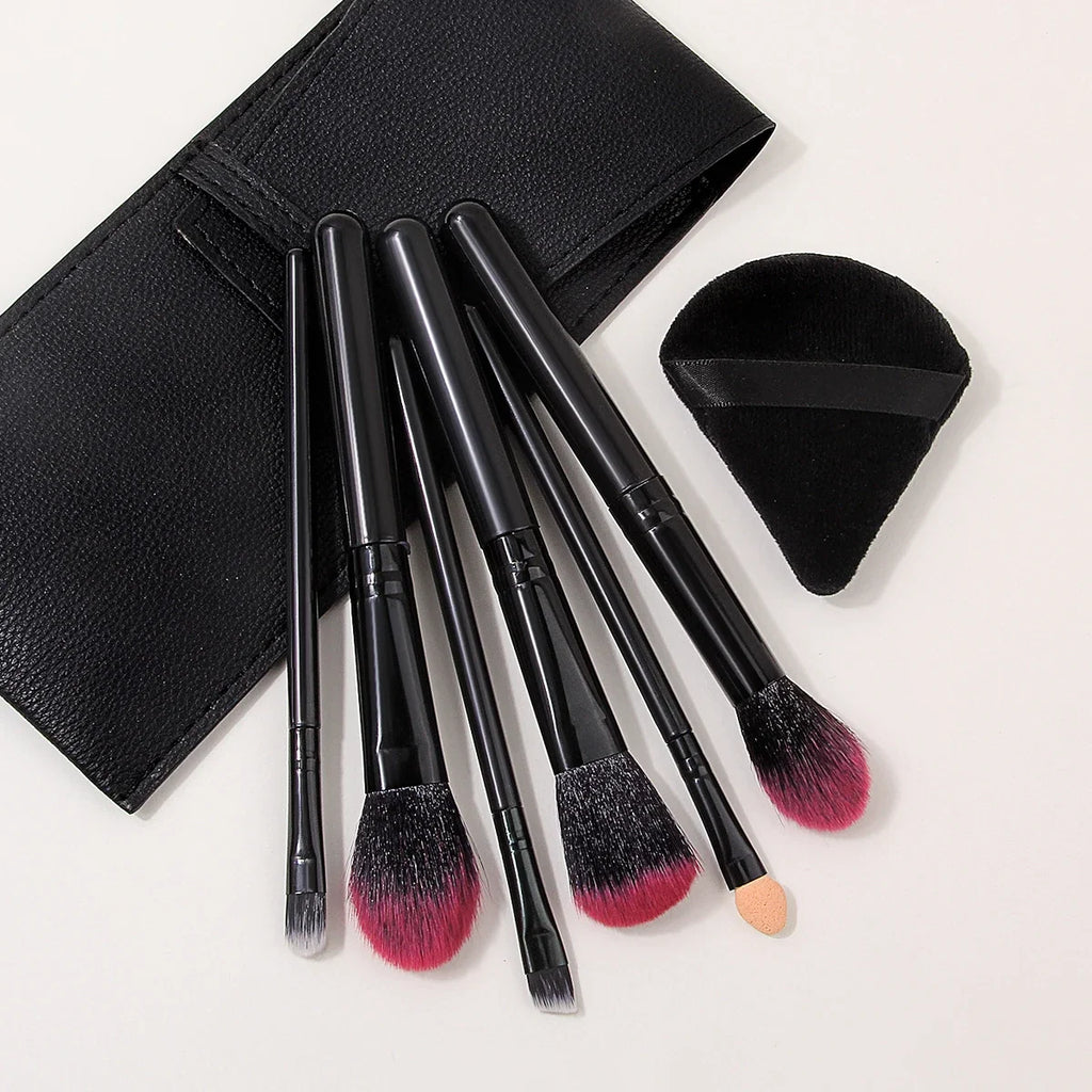 8-Piece Makeup Brush Set – Foundation, Blush & Eye Brushes