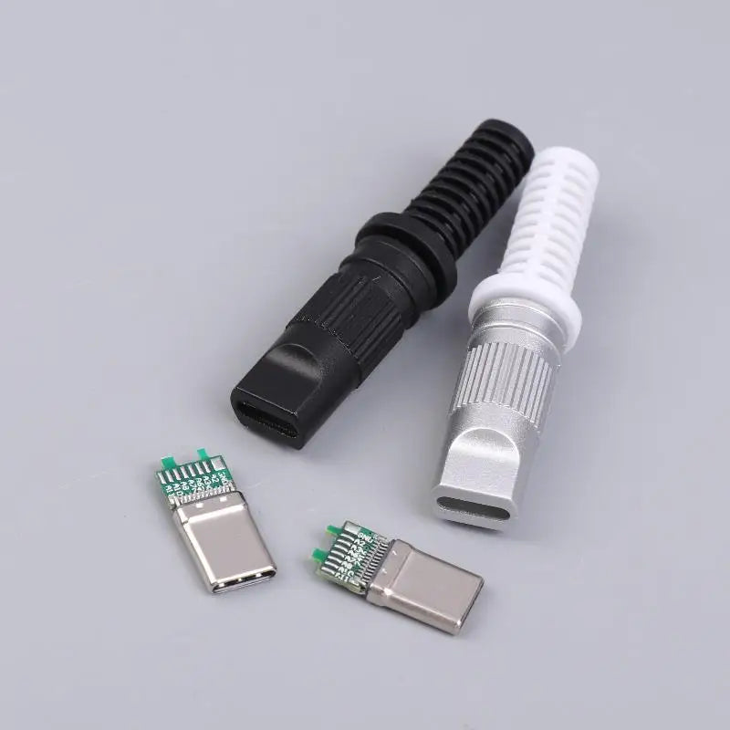 USB 3.1 24-Pin Type-C Male Solder Plug DIY Repair 2/5 Pack