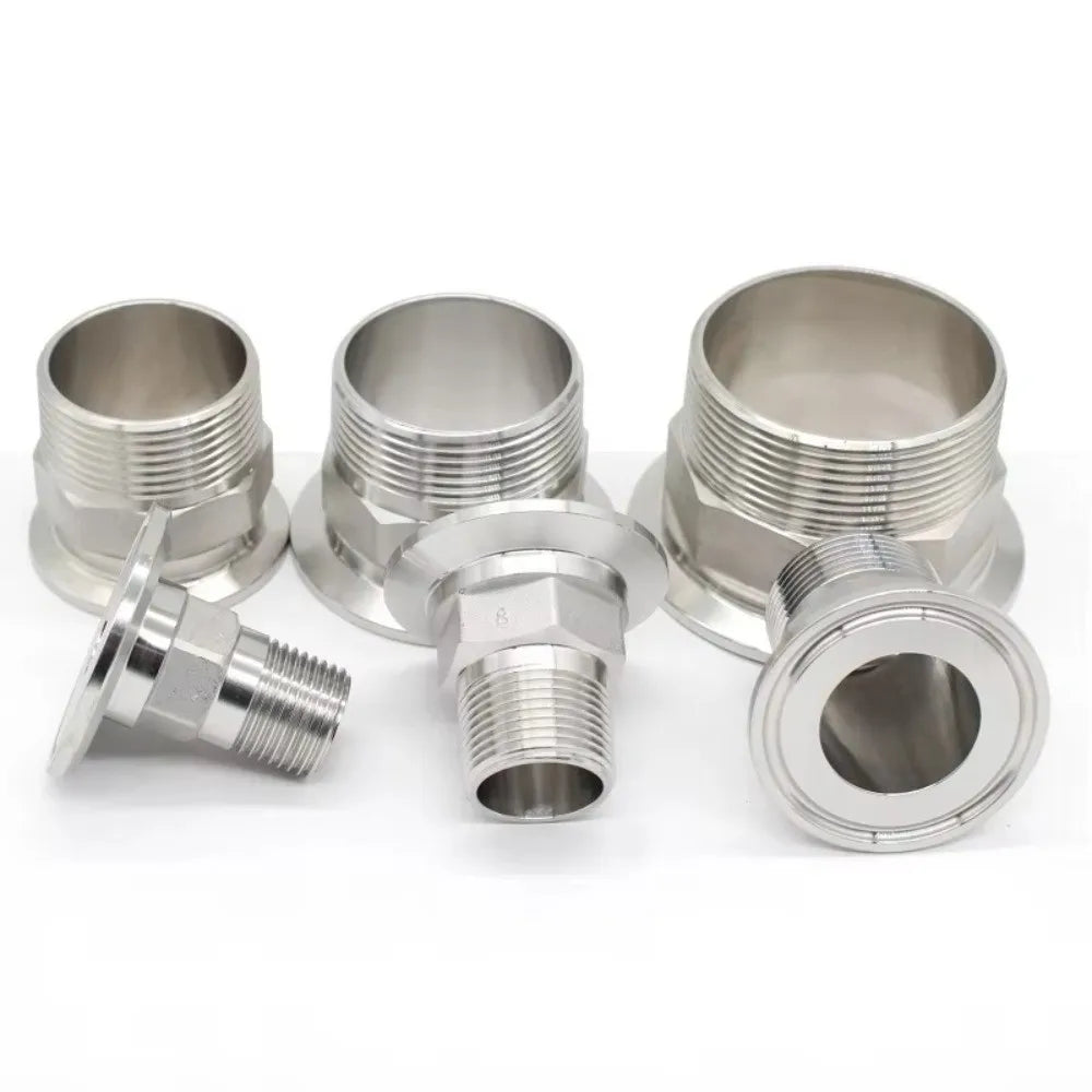 SS304 Stainless Steel Internal Thread Ferrule Clamp Fitting DN8-DN50