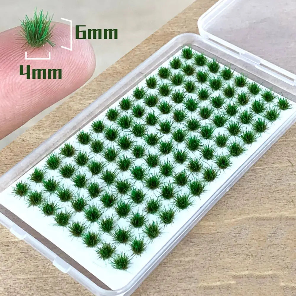Static Grass Tufts 104pcs – Miniature Landscape Scenery Kit