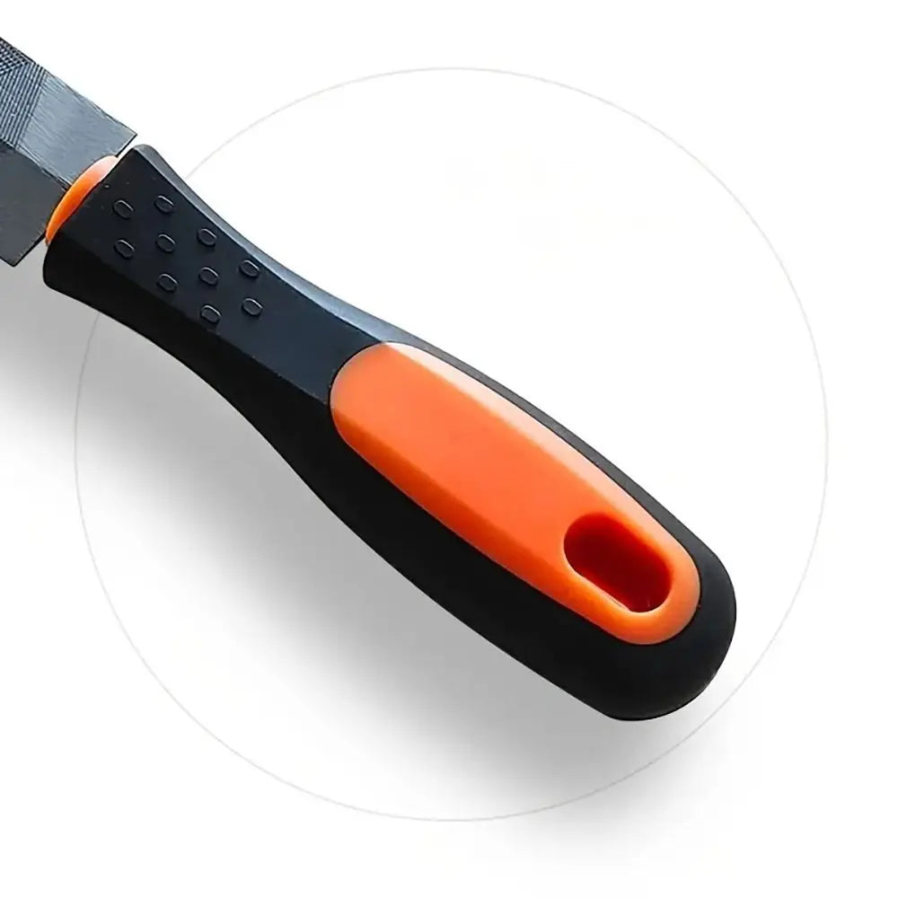 Rhombic Pruning Saw File T12 Steel Wood Rasp with TPR Handle