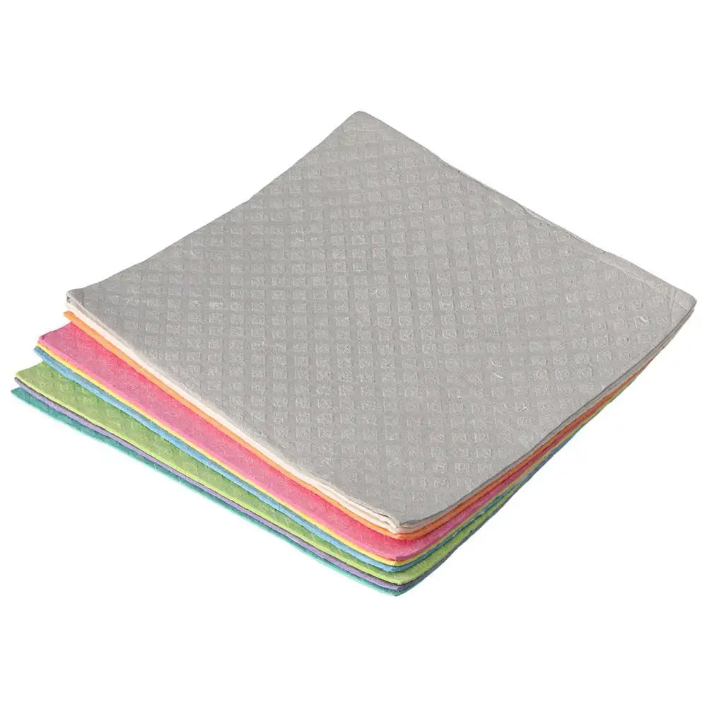 10-Pack Reusable Cellulose Sponge Dishcloths | Swedish Kitchen Cloths