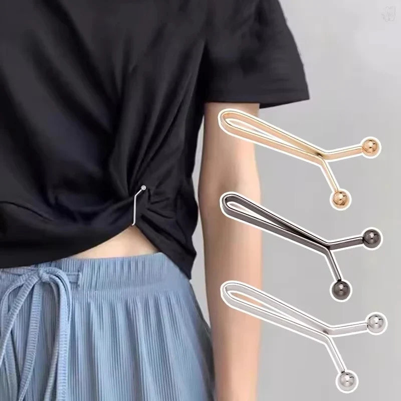 4PC Invisible Adjustable Waist Clips for Jeans & Skirts