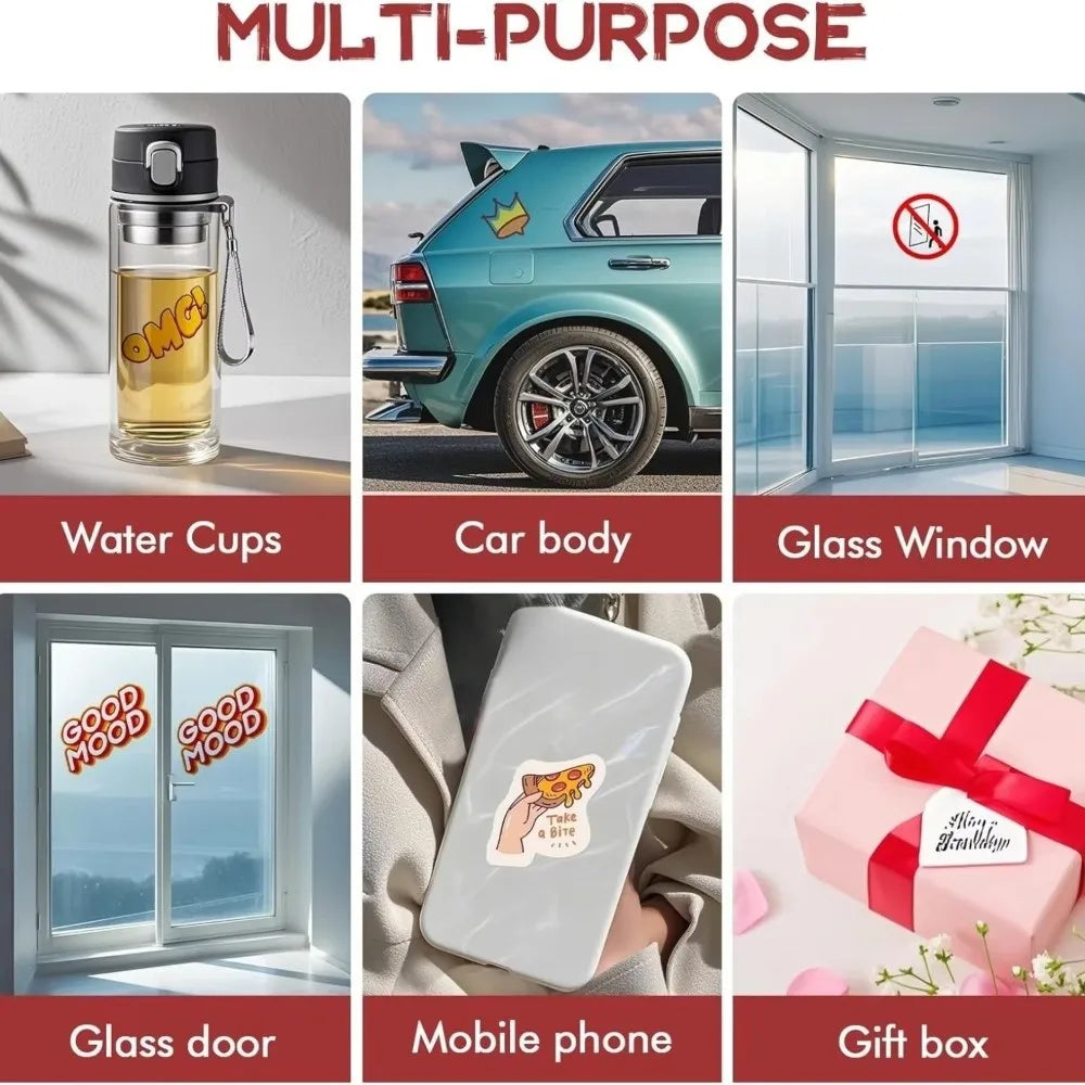 Transparent Transfer Tape Roll – Grid Positioning Lettering Film