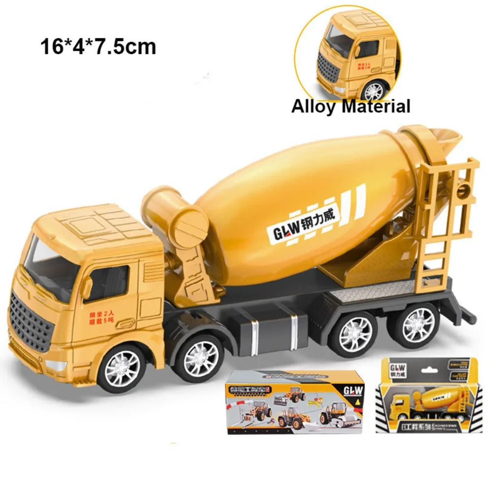 Kids Alloy Construction Vehicle Toy Set – 10 Styles | Excavator