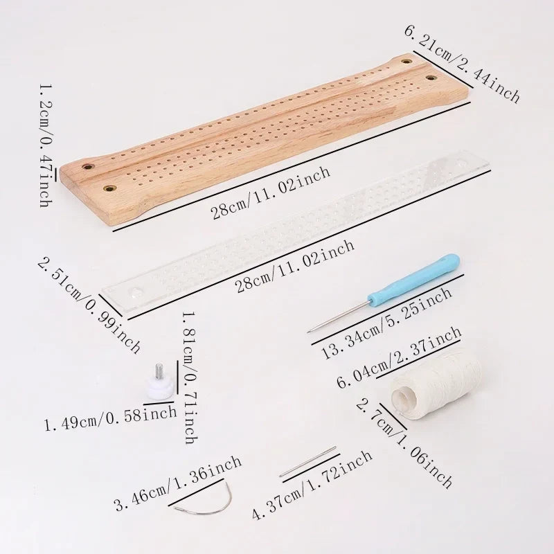 DIY Bookbinding Set – Diary Album Punch, Ruler & Stitch Kit