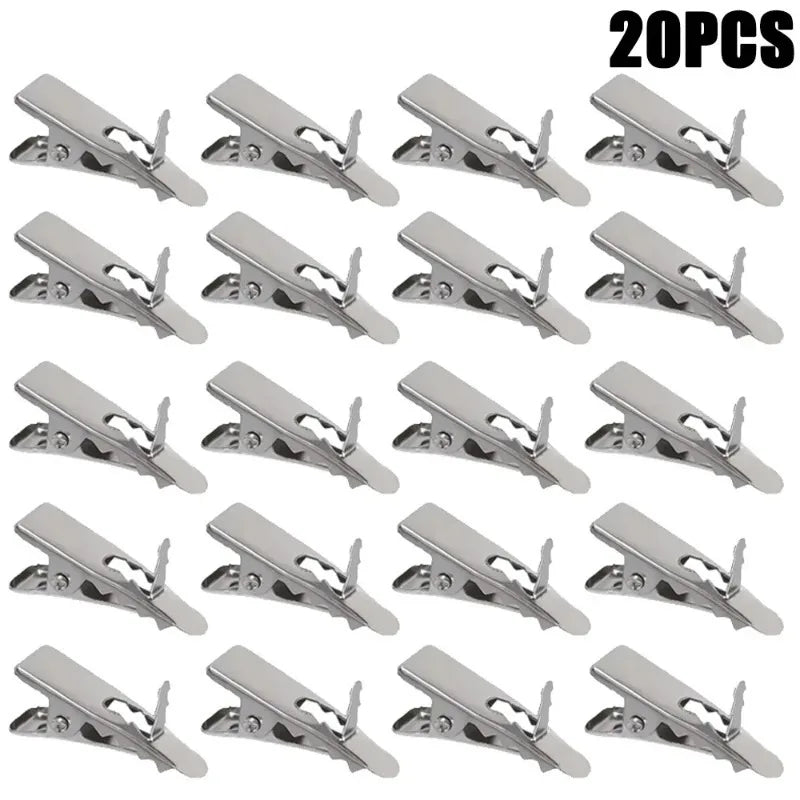 Mini Metal Clips Christmas Tree Ornament Hangers | 10–100pc
