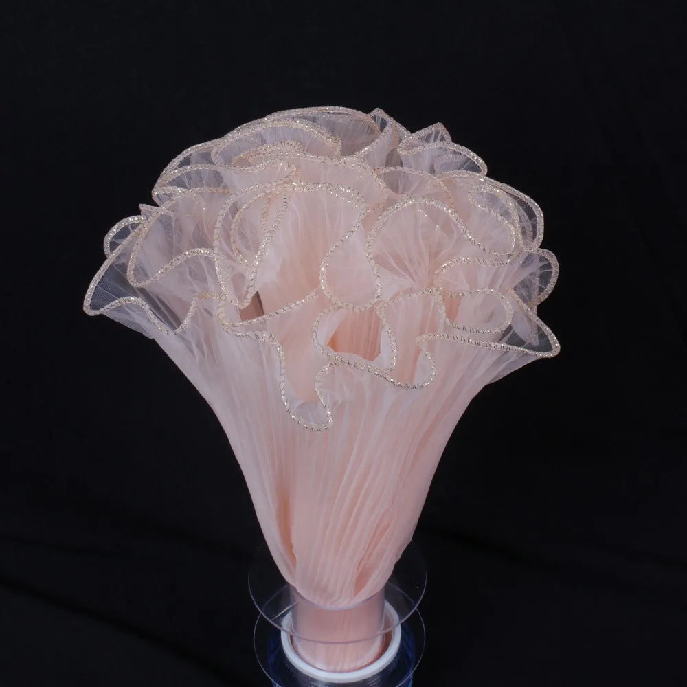 Pearl Wave Mesh Flower Bouquet Wrapping Yarn 28cm x 4 Yards