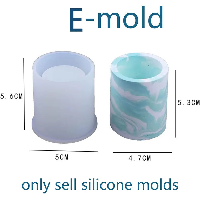 Sleeping Girl Silicone Mold – DIY Resin Concrete Vase Planter