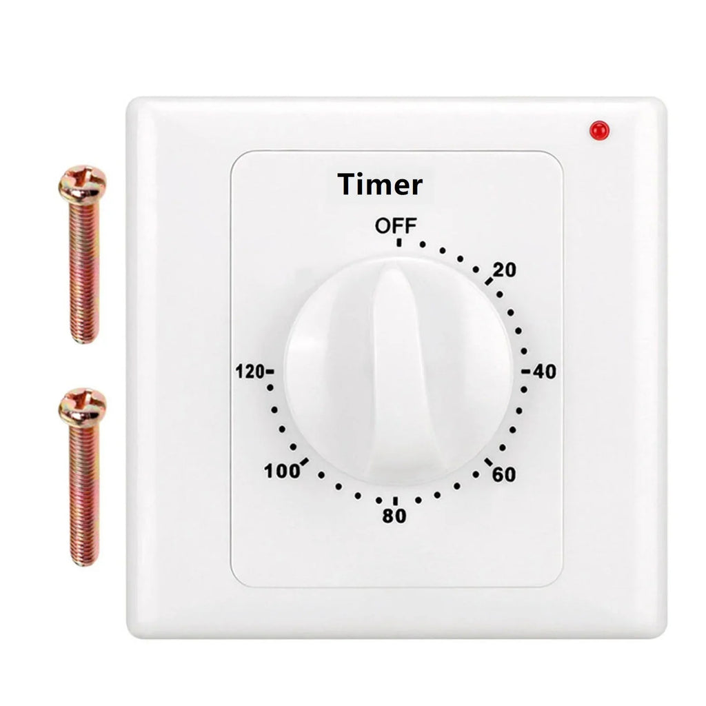 AC220V Countdown Timer Switch – Mechanical & Electronic 86 Panel