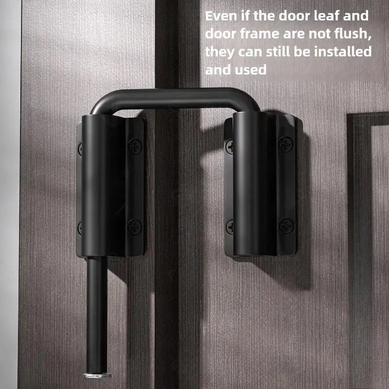 Stainless Steel Door Latch Lock 90/180° Gate Bolt & Buckle