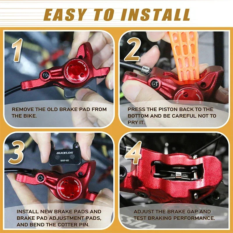 BUCKLOS MTB Copper-Based Disc Brake Pads for Shimano M975