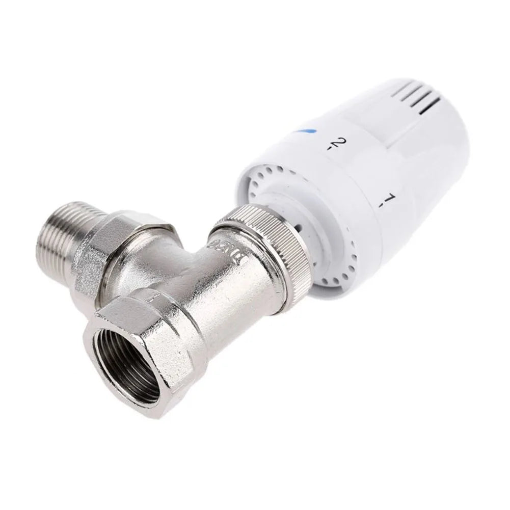 Thermostatic Radiator Valve – Brass Angle Valve for Floor Heating