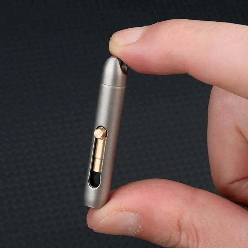 Titanium Alloy Eternal Inkless Pen – Erasable Keychain Pencil