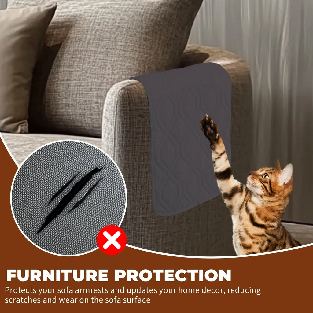 3-Pack Sofa Headrest & Arm Protector Covers – Polyester 57x38cm