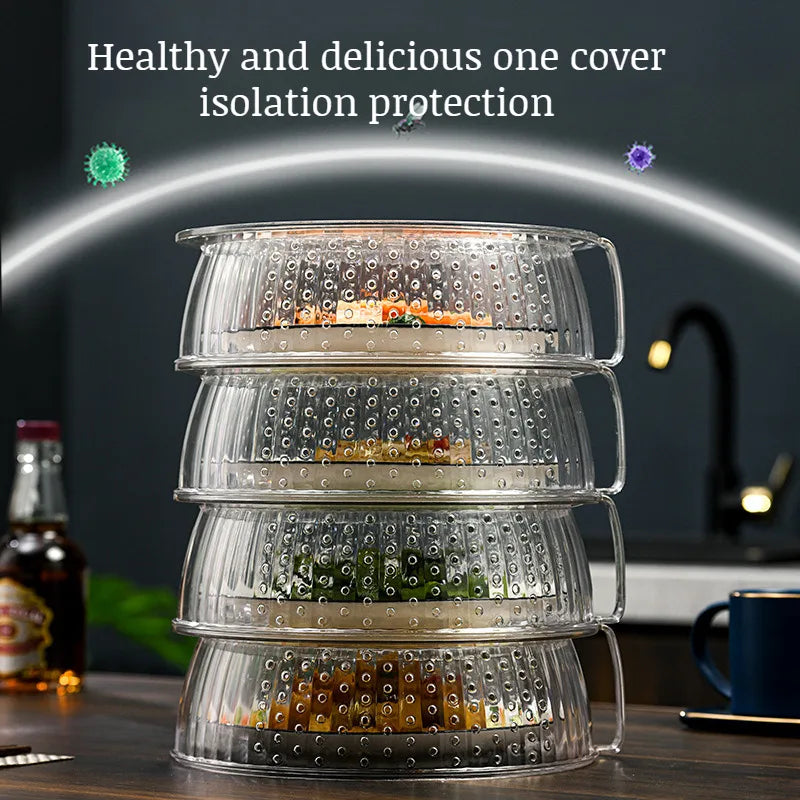 Transparent Multi-Layer Insulated Silicone Food Cover