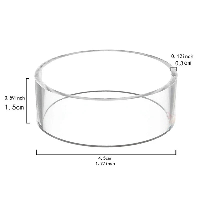 Clear Acrylic Ball Display Stand for Soccer Basketball Rugby