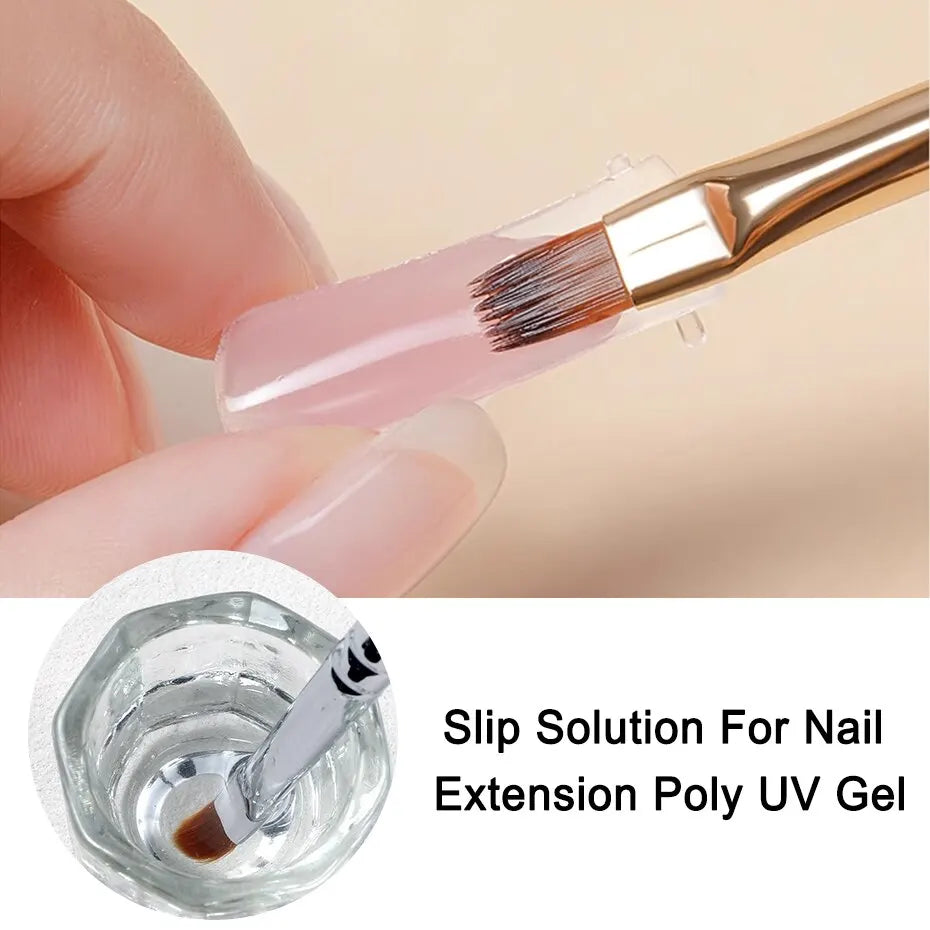 Full Beauty 35ml Nail Slip Solution – Poly Gel UV Builder Cleanser