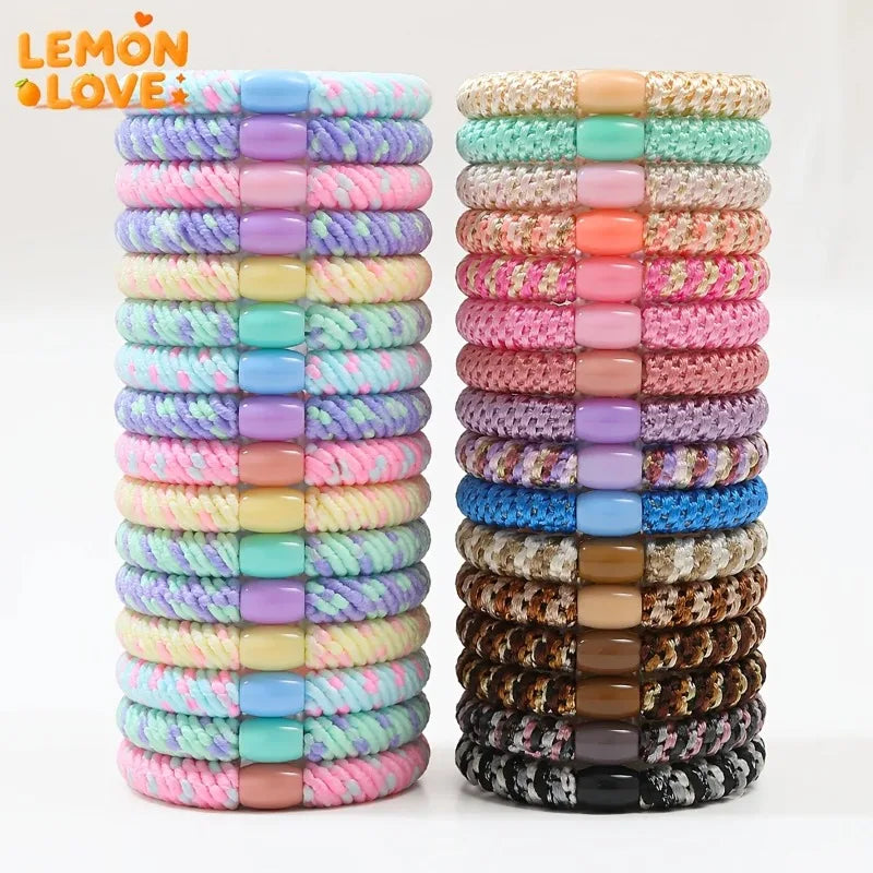 13-Pack Multicolor High-Stretch Hair Ties for Women