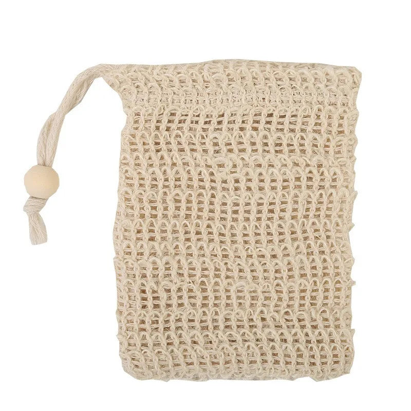 Natural Cotton Mesh Soap Saver Bag – Eco-Friendly Lather Pouch