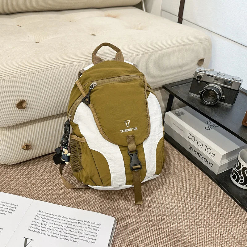 Nixie Two-Tone Lightweight Backpack for Travel & Daily Use