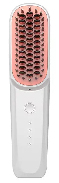 Wireless Ionic Hair Straightener Brush | USB Rechargeable 35W