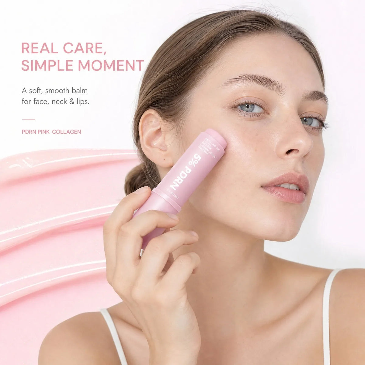 PDRN Pink Collagen Multi Balm – Face, Lip & Neck Moisturizer
