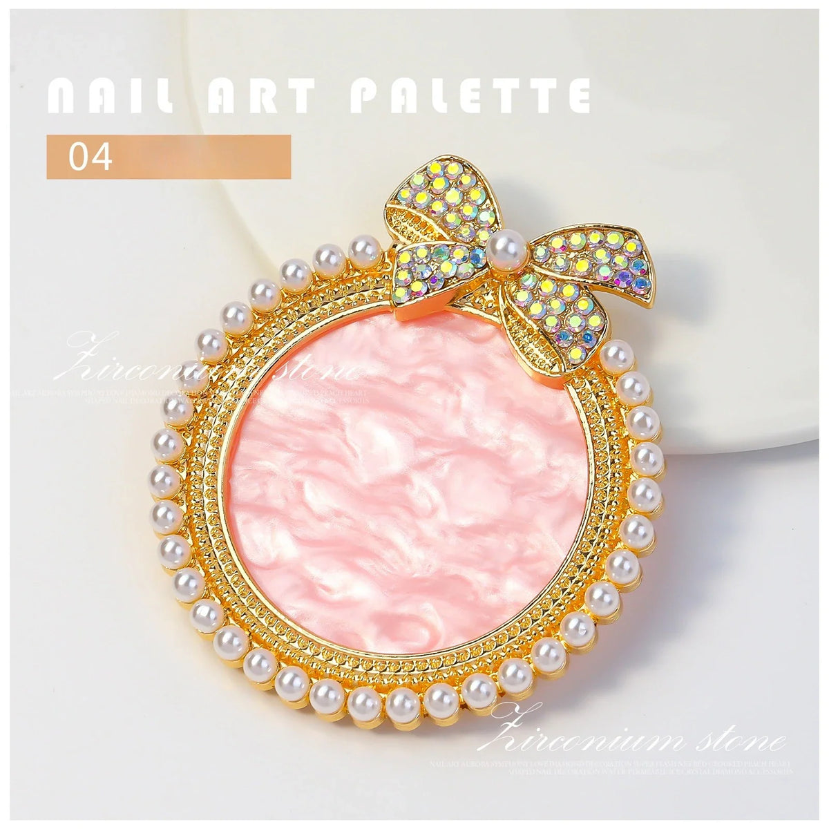 Resin Art Nail Gel Color Palette & Makeup Display Board