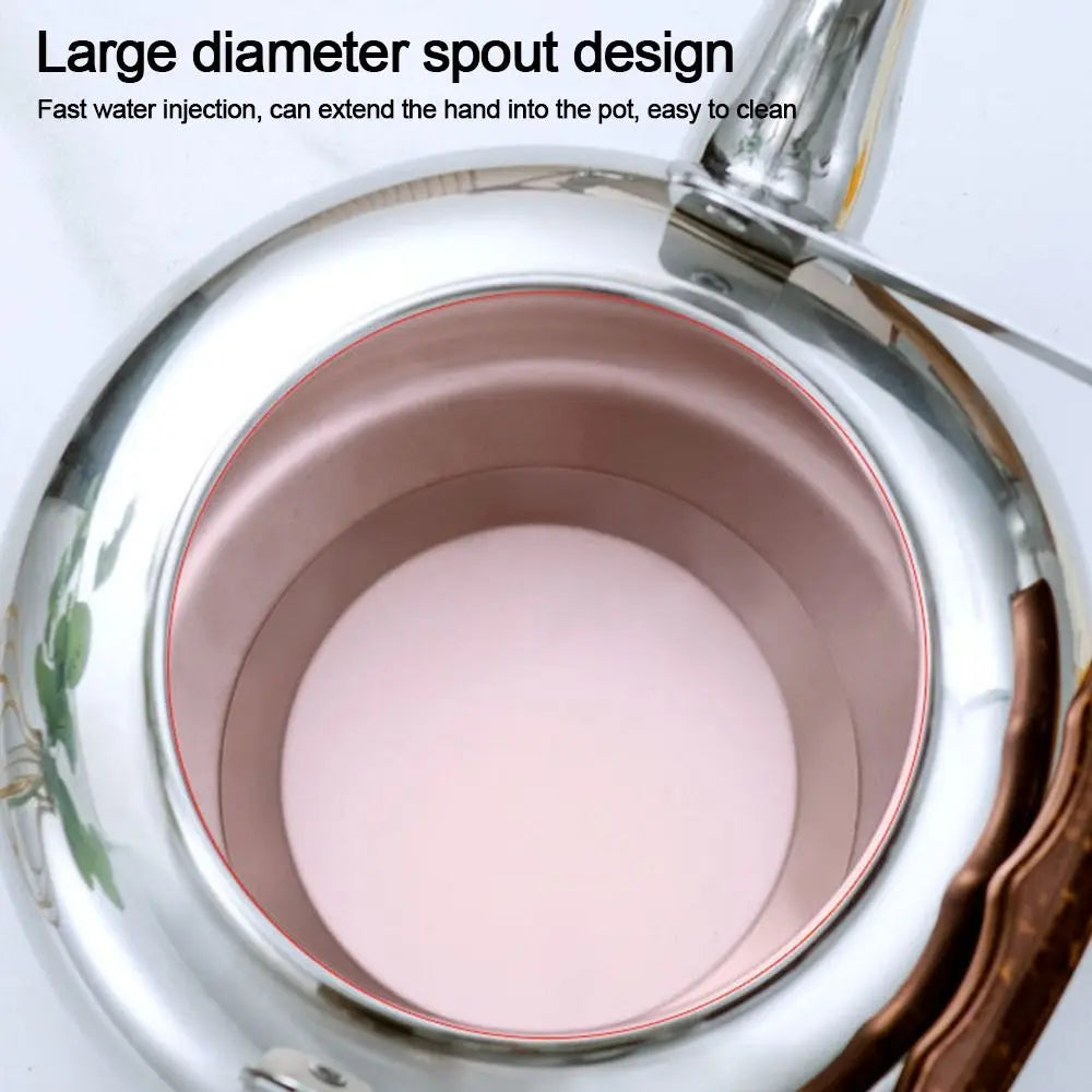 Stainless Steel Whistling Kettle 1L–2L | Home & Camping