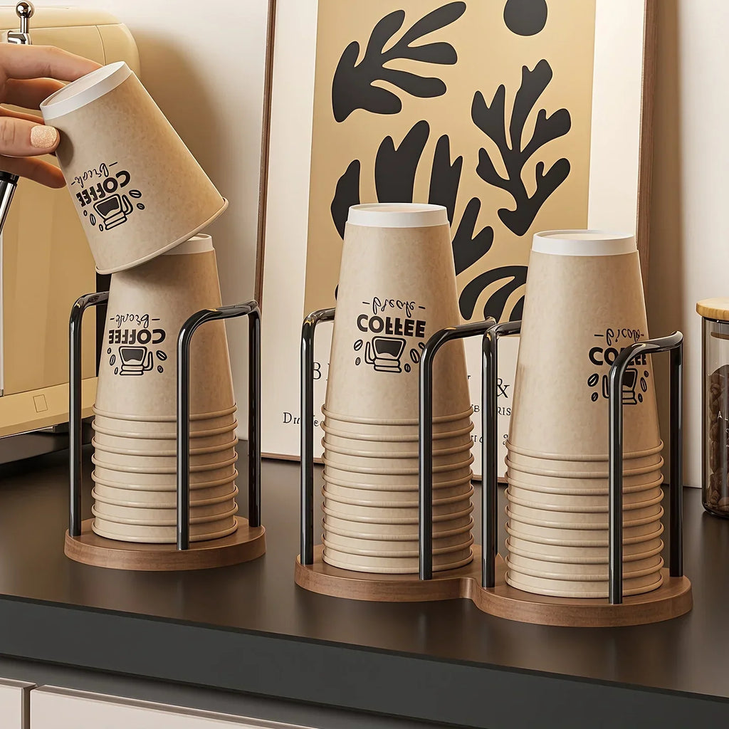 Desktop Cup Holder & Coffee Cup Organizer Storage Rack