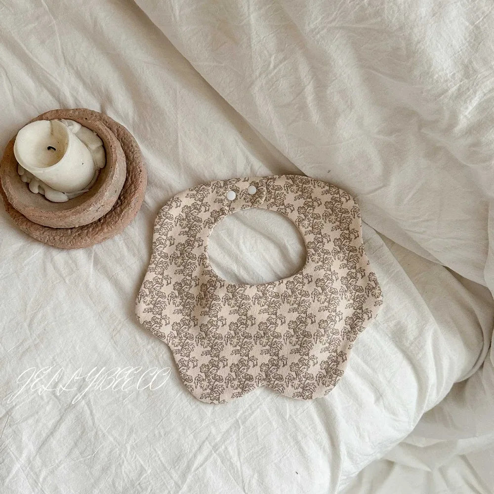 Pure Cotton Baby Bibs – Soft Reversible Double-Sided Drool Bib