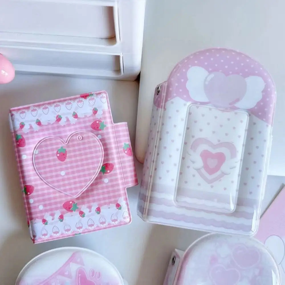 3-Inch Photocard Binder Album 32 Pockets – Cute Kpop Card Holder