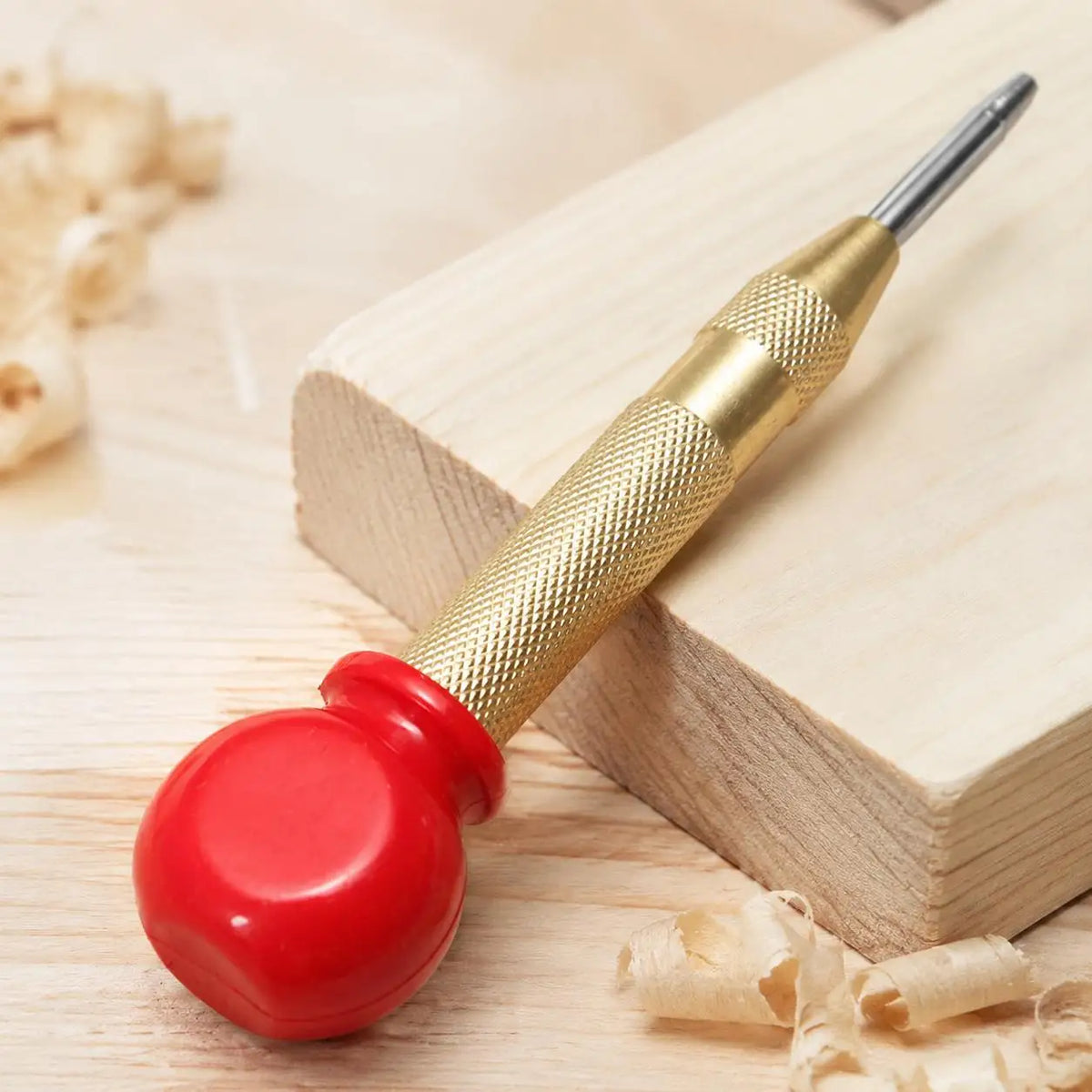 STONEGO Spring-Loaded Center Punch | Precision Drill Marker Tool