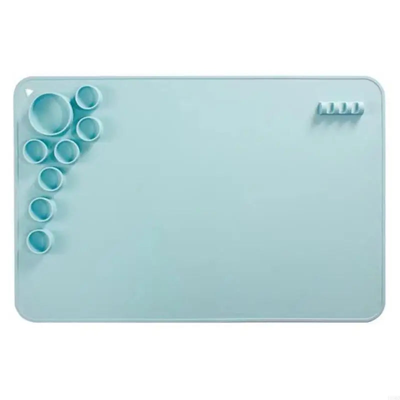 Silicone Art Painting Pad 23.6x15.7" | Palette & Brush Rest