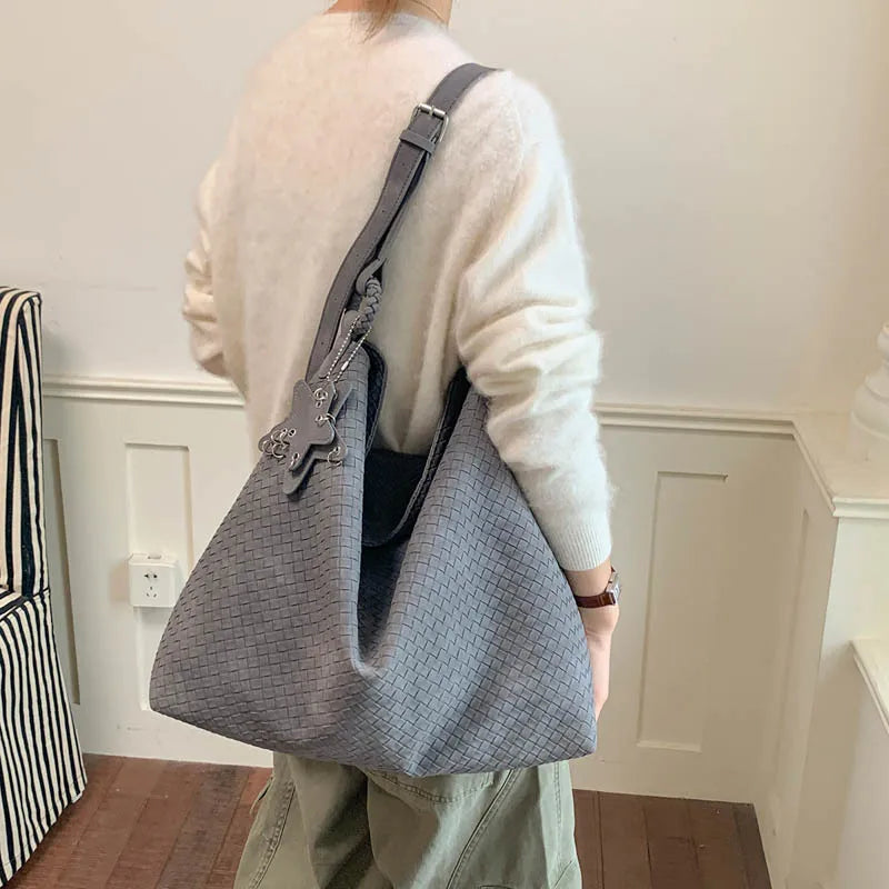 Nixie Handmade Woven Large Capacity Tote Bag for Women