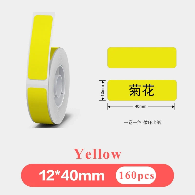 Thermal Label Tape 12x40mm 160pcs – Phomemo D30 Compatible