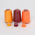 3-Pack 800 Yards Mini Polyester Cone Sewing Bobbin Thread