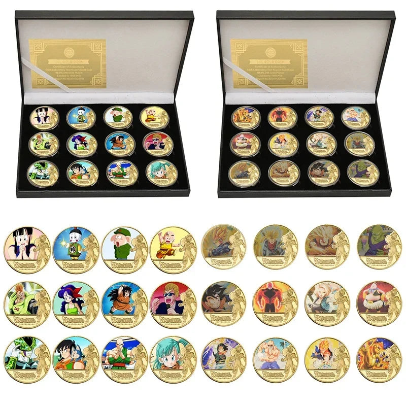 Dragon Ball 31-Piece Metal Commemorative Coins – Goku Vegeta