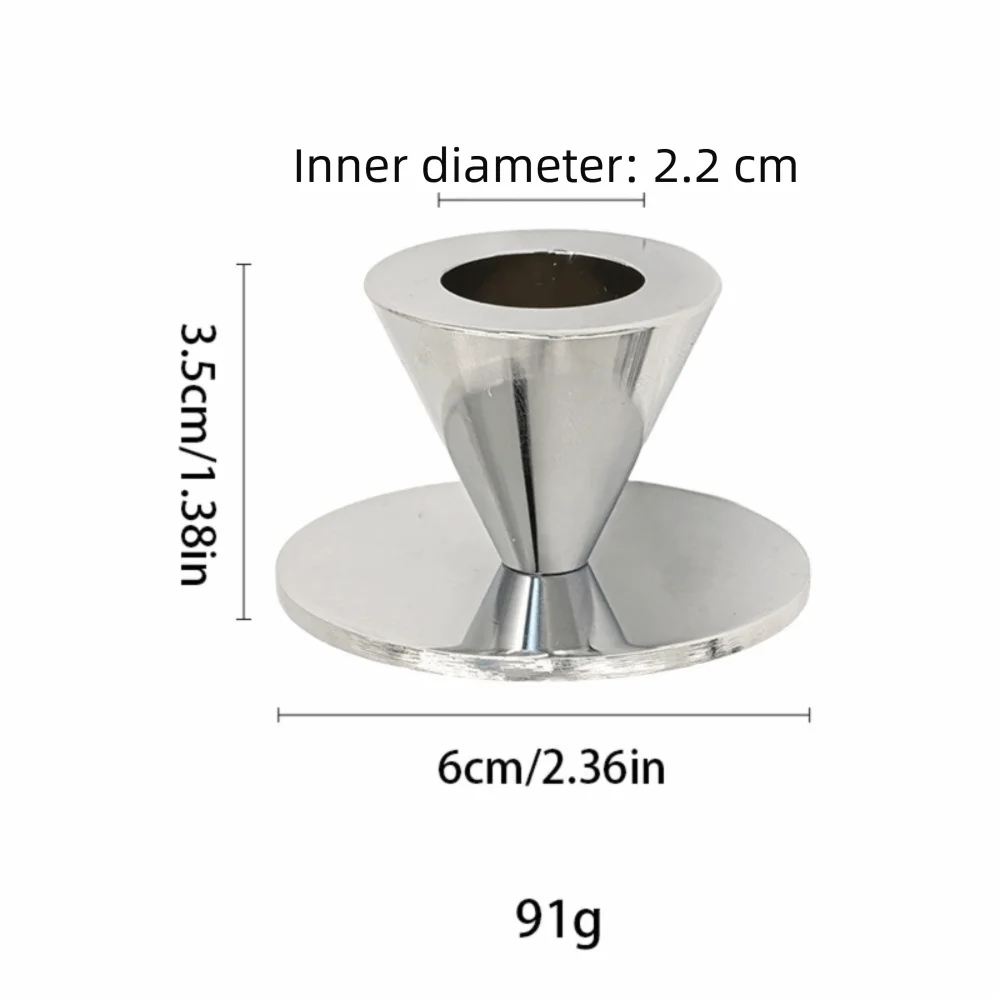 Modern Vintage Iron Candlestick Holder – Elegant Table Decor