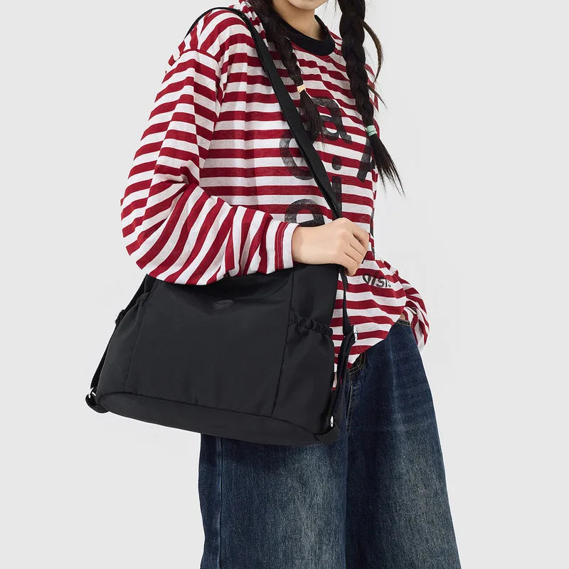 Nixie Women's Multifunctional Tote Bag – Large Nylon Satchel