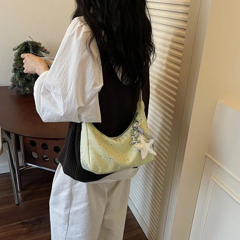 Korean Large Capacity Tote Bag – Shoulder & Crossbody Women